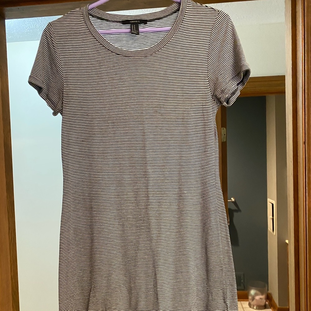 A striped dress